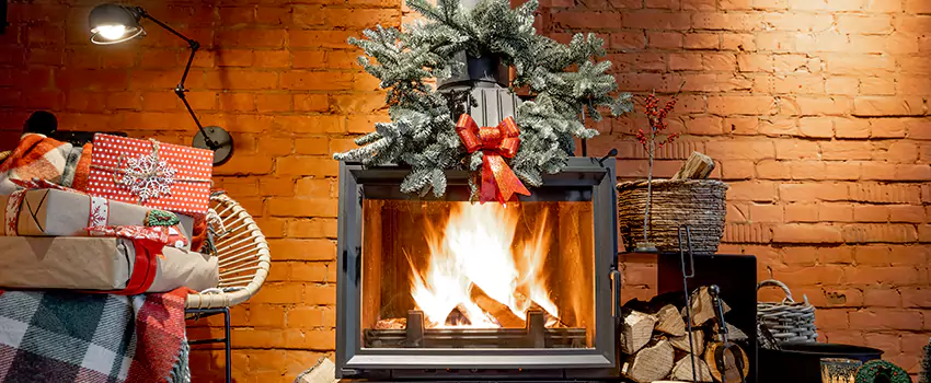 Travis Industries Linear Gas Fireplace Installation in Radford, Virginia