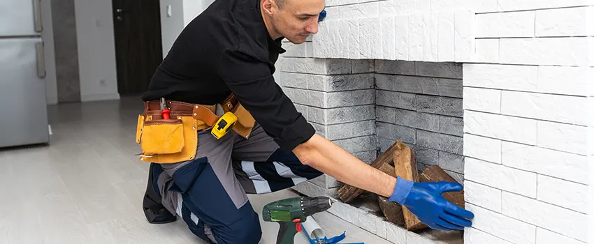 Fireplace Damaged Damper Frame Repair Services in Radford, Virginia