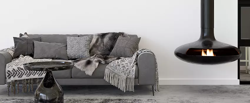 Circular Hanging Fireplace Installation Services in Radford, VA