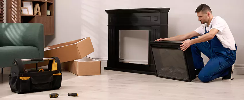 Old Rusted Metal Fireplace Repair And Replacement in Radford, VA